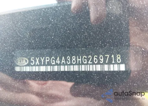 2017 Kia Sorento 2.4L Lx from USA, damaged, VIN 5XYPG4A38HG269718